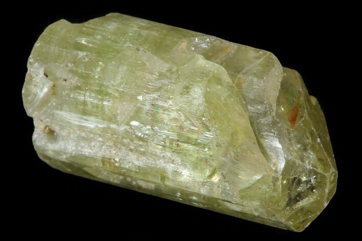 Lustrous Yellow Apatite Crystal - Morocco #82498